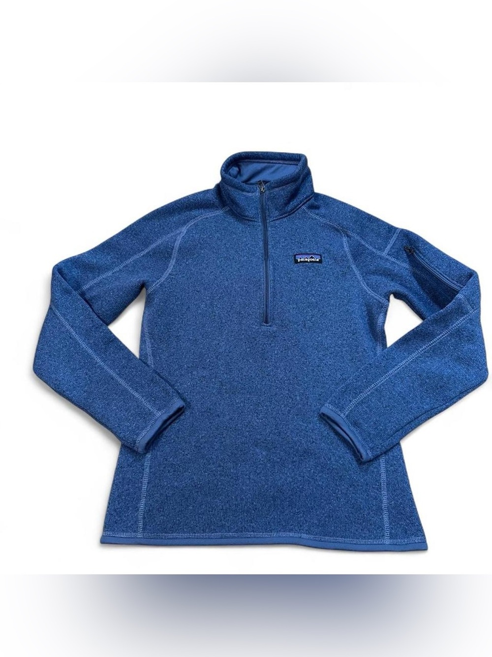 Patagonia Women’s Blue Better Sweater 1/4 Zip Fleece Jacket Size Small